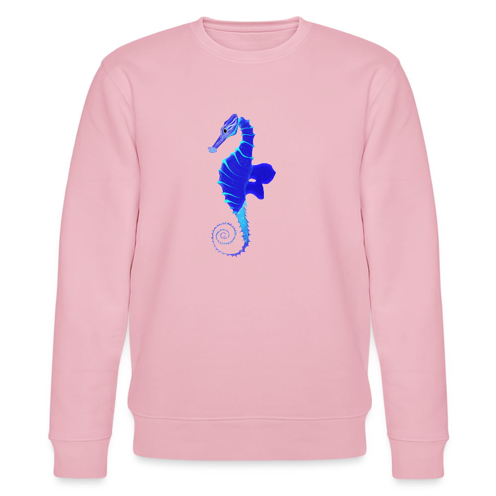 Seahorse organic cotton women's sweatshirt - cotton pink