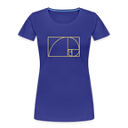 Fibonacci women’s organic cotton T-Shirt - royal blue