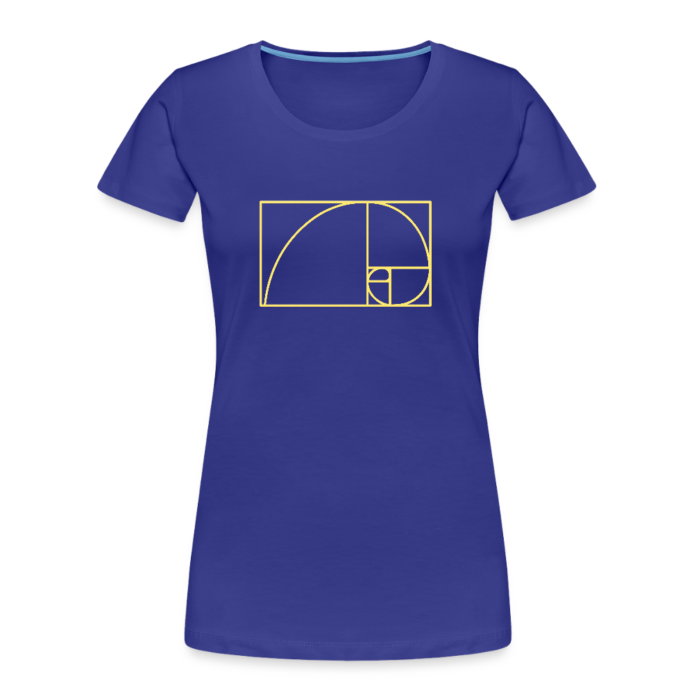Fibonacci women’s organic cotton T-Shirt - royal blue