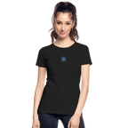 Snowflake Women’s Premium Organic T-Shirt - black