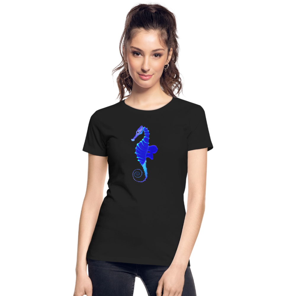 Seahorse Women’s organic cotton T-Shirt - black
