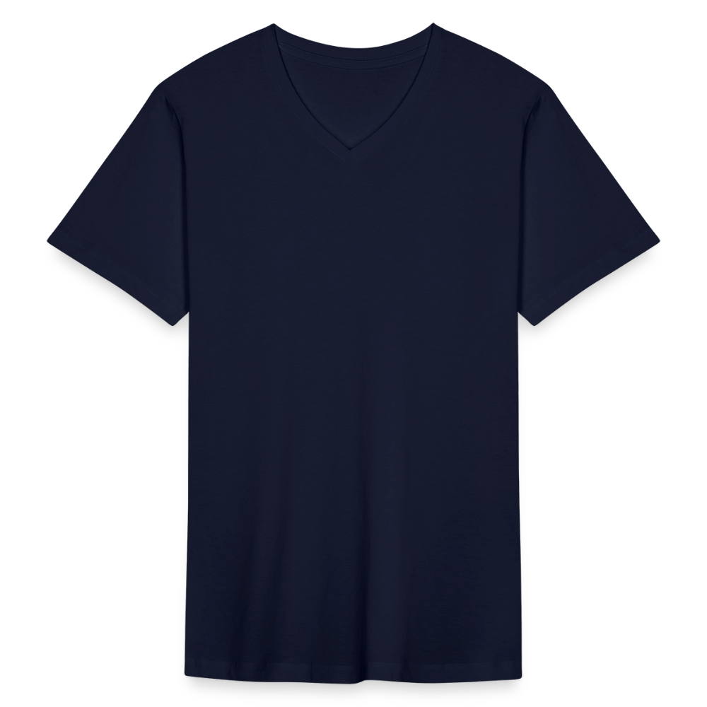 Elemental Men's Organic cotton V-Neck T-Shirt - navy