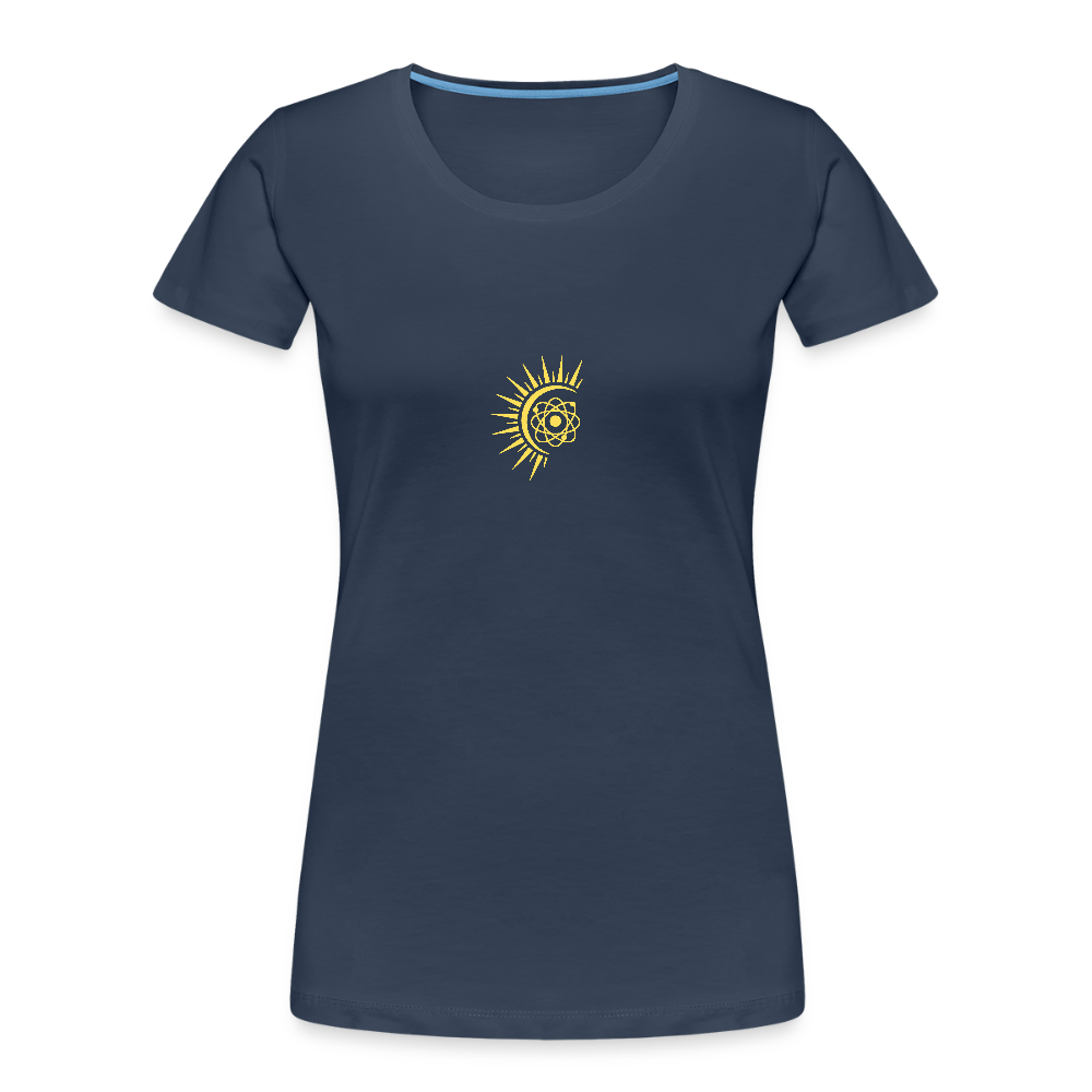 Atom women’s organic cotton T-Shirt - navy