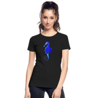 Seahorse Women’s organic cotton T-Shirt - black