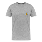 Bee Men’s Premium Organic T-Shirt - heather grey