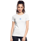 Snowflake Women’s Premium Organic T-Shirt - white