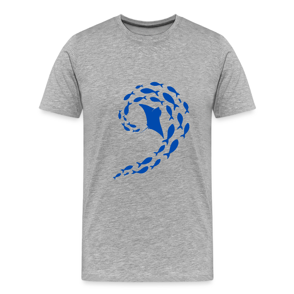 Ocean dance men’s Organic cotton T-Shirt - heather grey