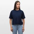 Elex Women’s Boxy Organic cotton T-Shirt - navy