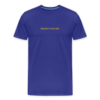 Respect Nature Men’s organic cotton T-Shirt - royal blue