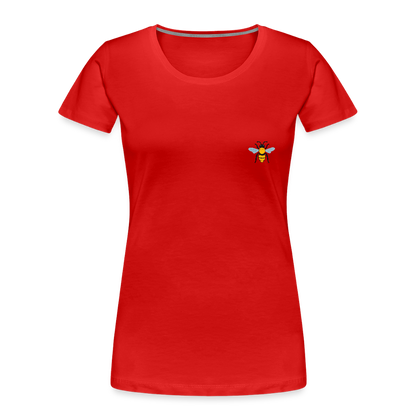 Bee Women’s Premium Organic Cotton T-Shirt - red
