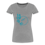 Butterflies women’s Organic cotton T-Shirt - heather grey