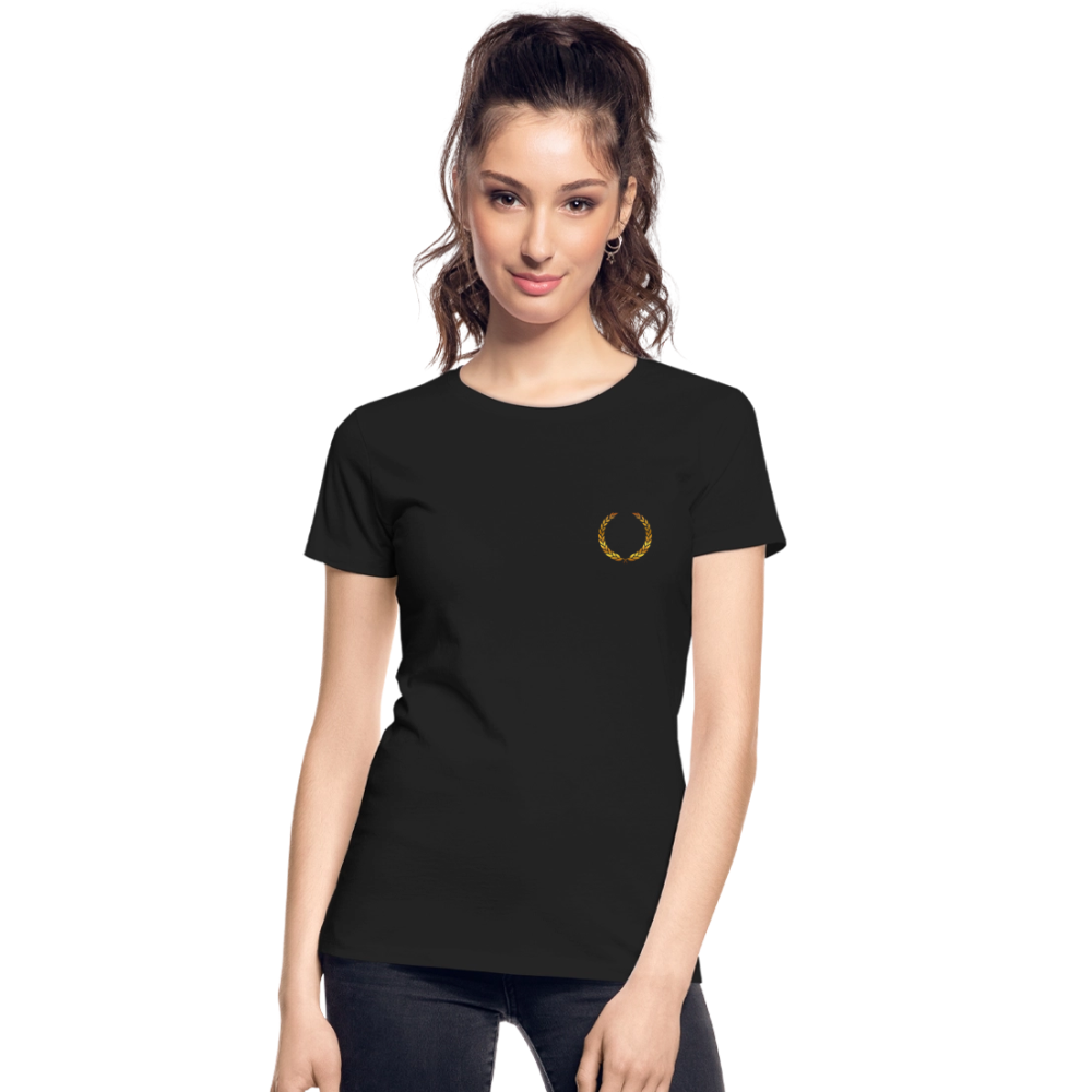Golden laurels women’s Organic cotton T-Shirt - black