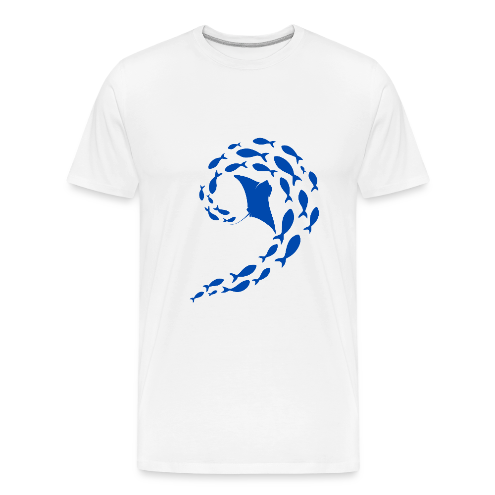 Ocean dance men’s Organic cotton T-Shirt - white
