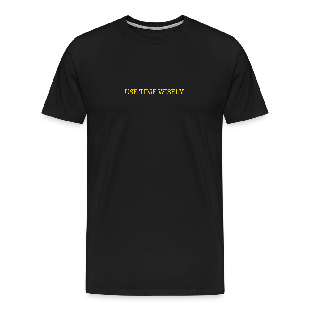 Time quote Men’s Premium T-Shirt - black