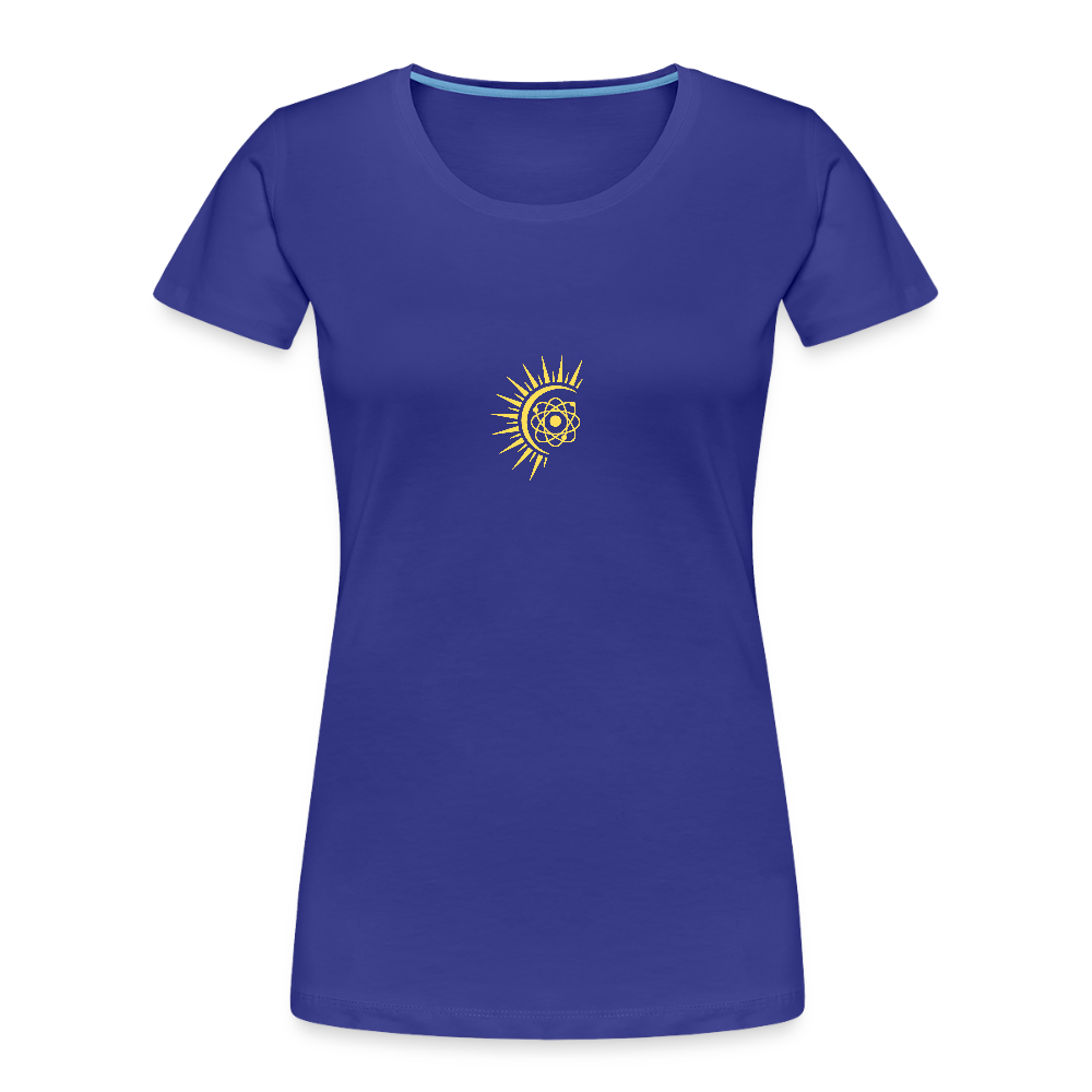 Atom women’s organic cotton T-Shirt - royal blue
