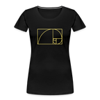 Fibonacci women’s organic cotton T-Shirt - black