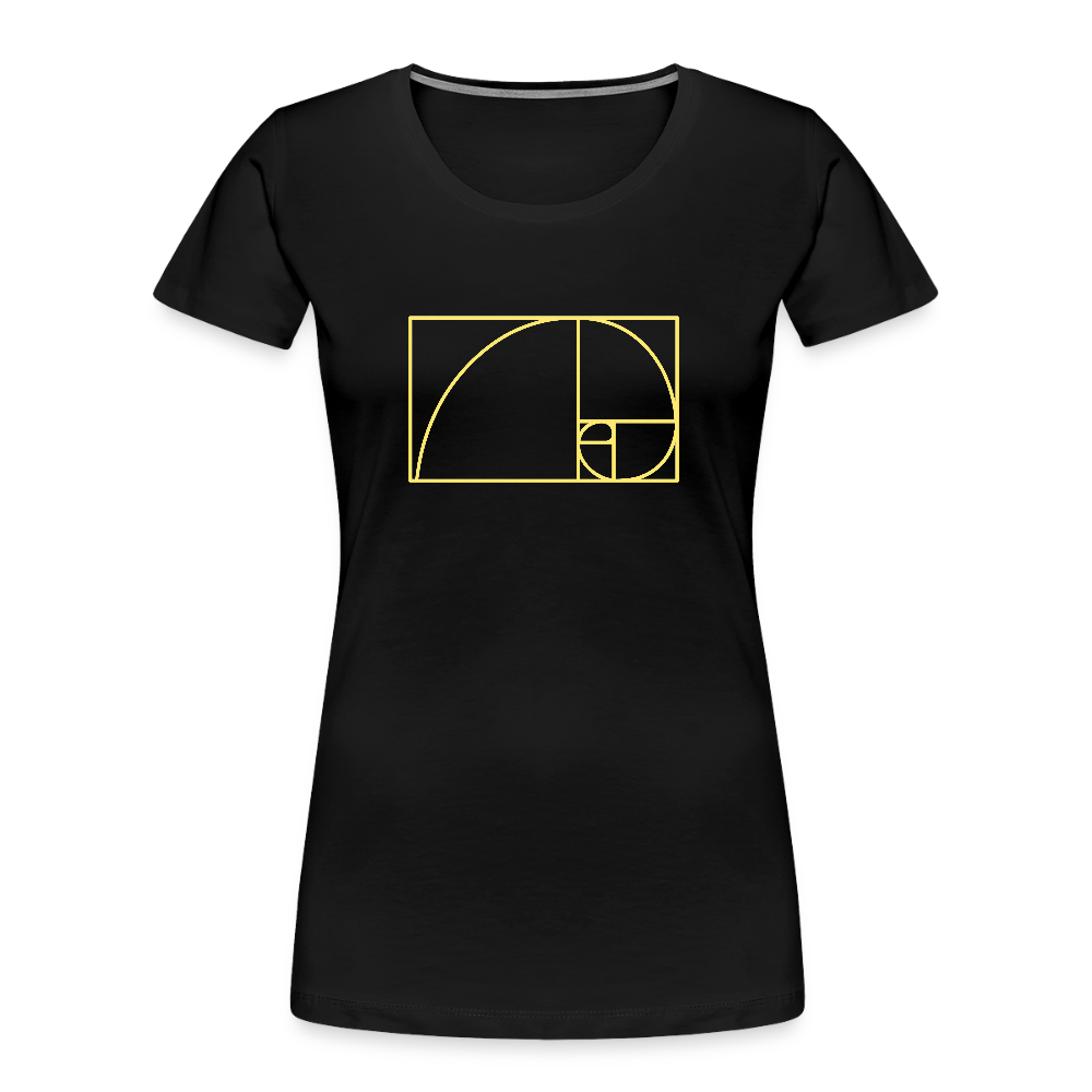 Fibonacci women’s organic cotton T-Shirt - black