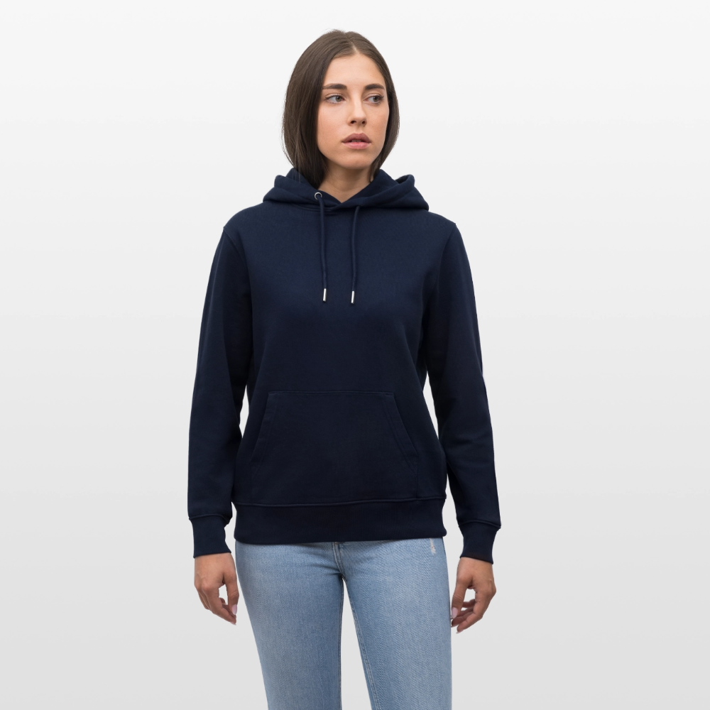 Elemental women's Organic Hoodie - navy