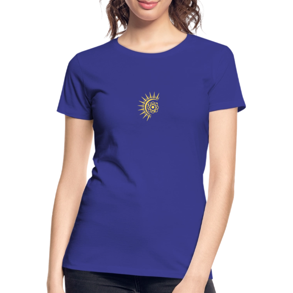 Atom women’s organic cotton T-Shirt - royal blue