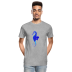Seahorse Men’s Premium Organic  Cotton T-Shirt - heather grey
