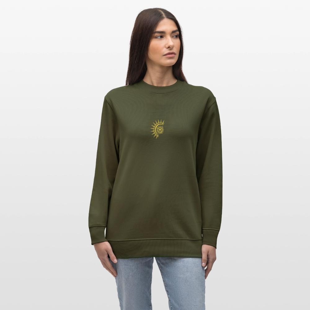 Atom organic cotton women's sweatshirt - khaki