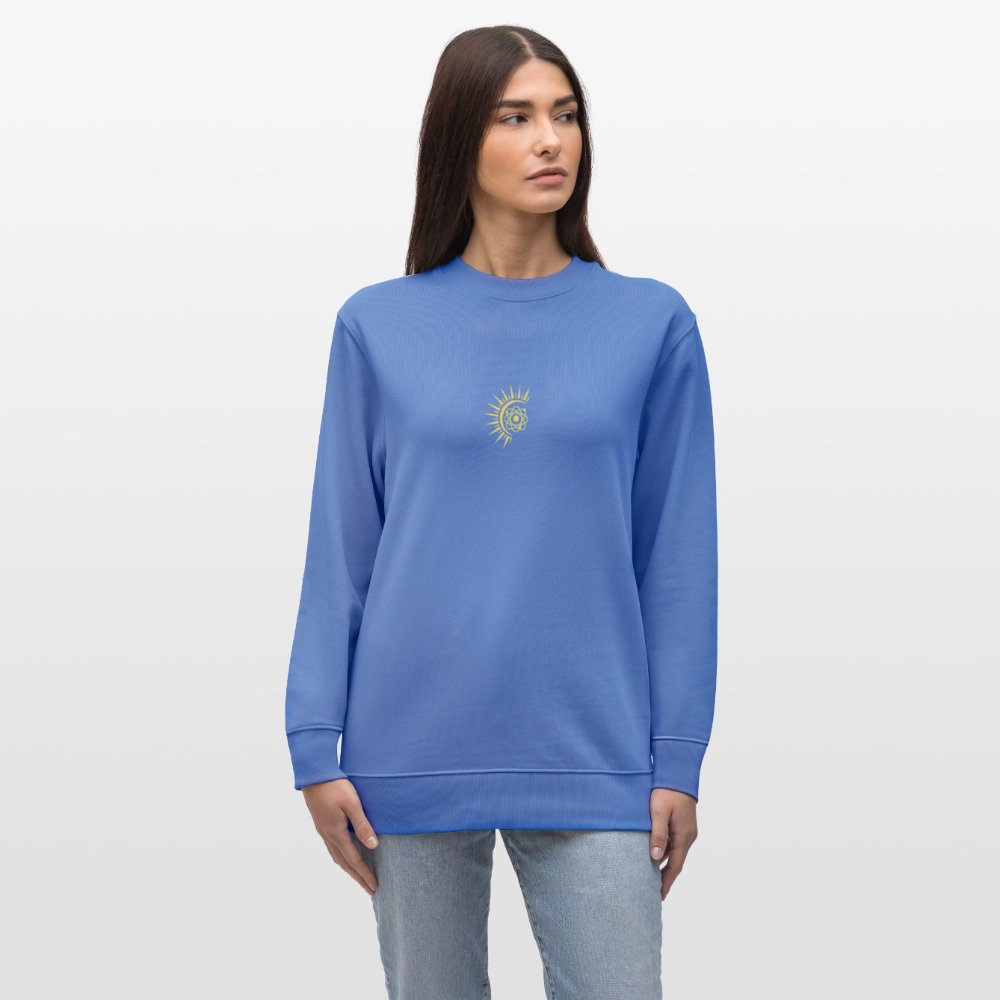 Atom organic cotton women's sweatshirt - bright blue
