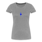 Seahorse minimalist Women’s organic cotton T-Shirt - heather grey