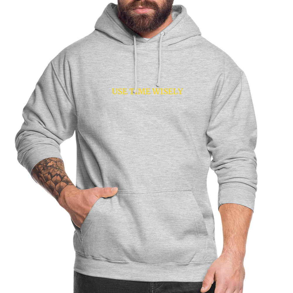 Time Wisdom Men's Hoodie - light heather grey