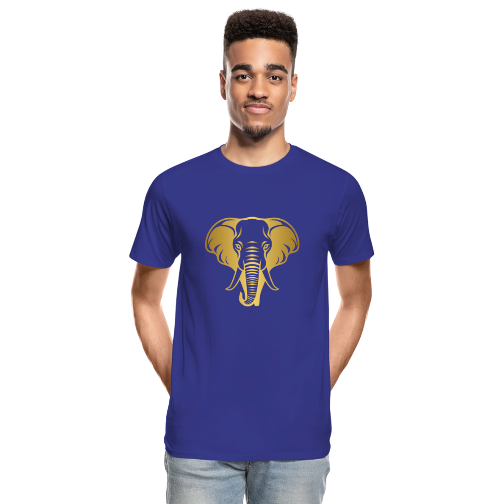 Elephant men’s Organic cotton T-Shirt - royal blue