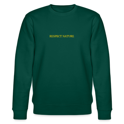 Respect nature organic cotton men's sweatshirt - forest