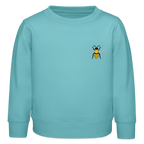 Bee organic cotton Kids’ Sweatshirt - pastel turquoise