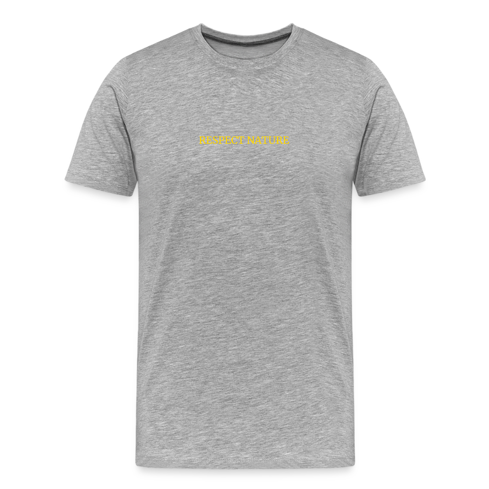 Respect Nature Men’s organic cotton T-Shirt - heather grey