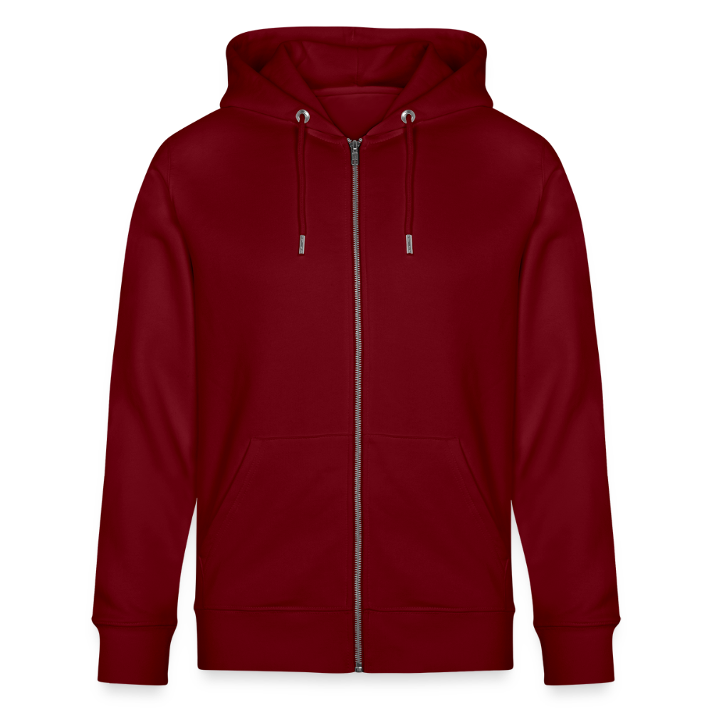 Elemental Men's Organic Hooded Jacket - burgundy