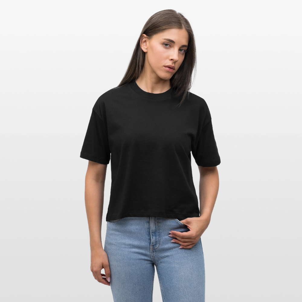 Elex Women’s Boxy Organic cotton T-Shirt - black
