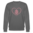 Take action women's organic cotton Sweatshirt - anthracite