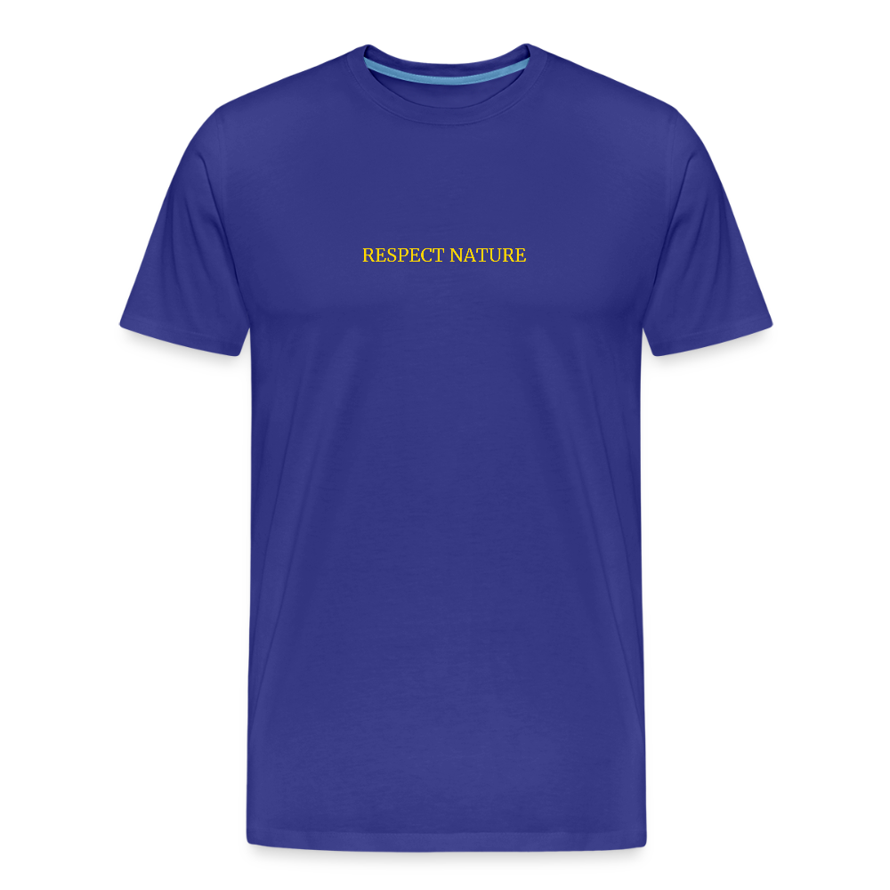 Respect Nature Men’s organic cotton T-Shirt - royal blue
