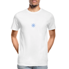 Snowflake Men’s Premium Organic T-Shirt - white