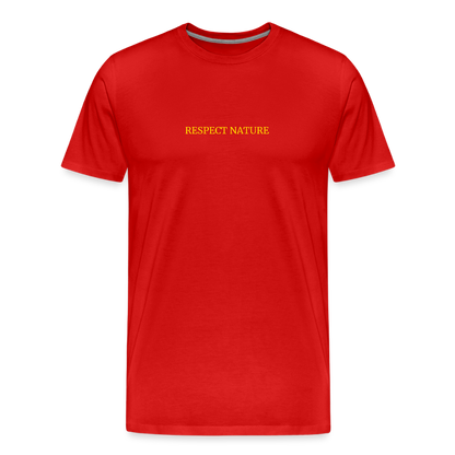 Respect Nature Men’s organic cotton T-Shirt - red