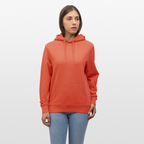 Elemental women's Organic Hoodie - light red