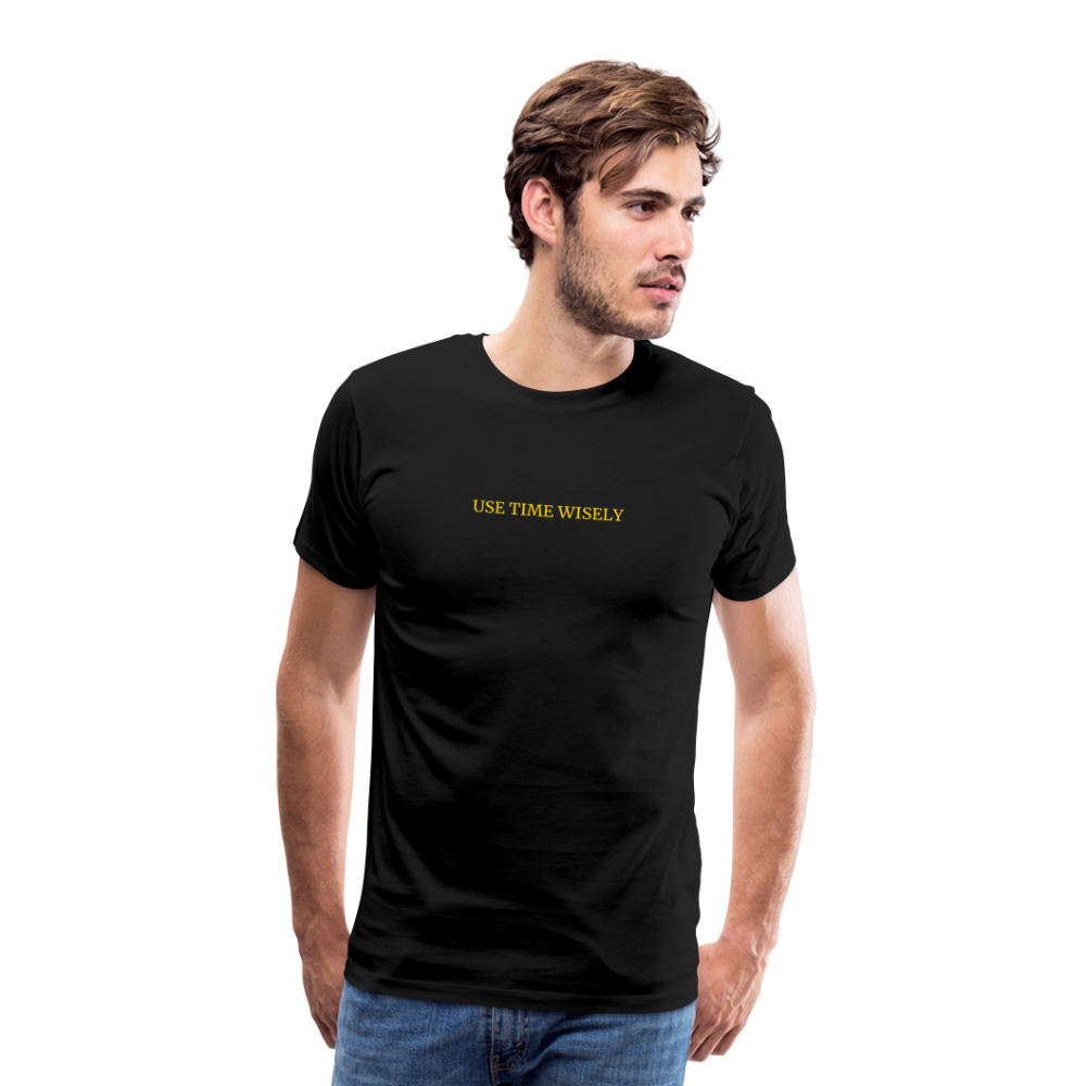 Time quote Men’s Premium T-Shirt - black