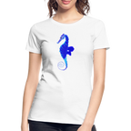 Seahorse Women’s organic cotton T-Shirt - white