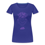 Love yourself women’s Organic cotton T-Shirt - royal blue