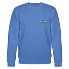 Bee Organic cotton men's sweatshirt - bright blue