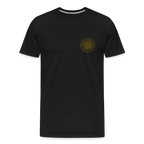 Flower of Life Men’s Premium Organic  Cotton T-Shirt - black