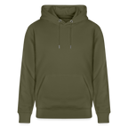 Elemental women's Organic Hoodie - khaki green