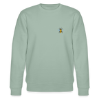 Bee organic cotton women's sweatshirt - aloe