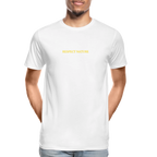 Respect Nature Men’s organic cotton T-Shirt - white