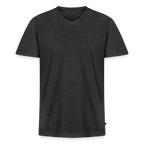 Elemental Men's Organic cotton V-Neck T-Shirt - heather anthracite