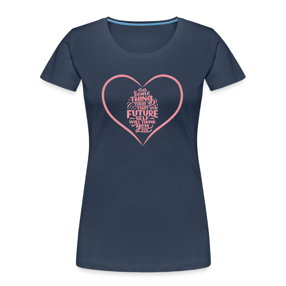 Take action women’s organic cotton T-Shirt - navy