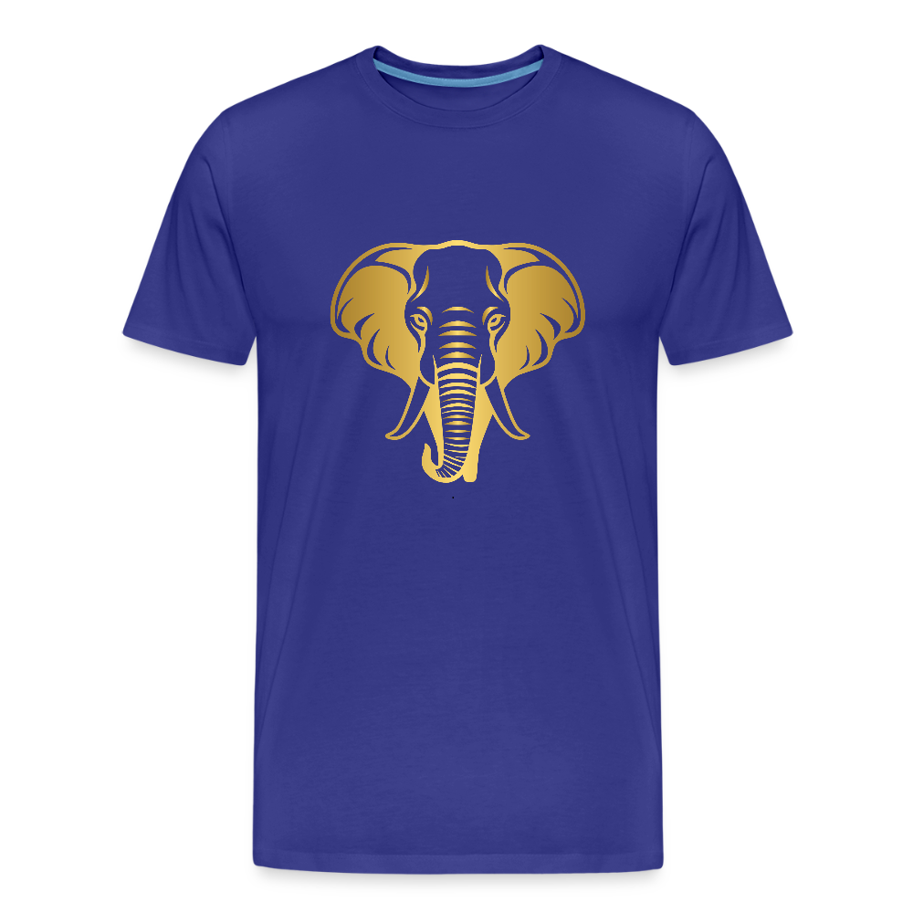 Elephant men’s Organic cotton T-Shirt - royal blue